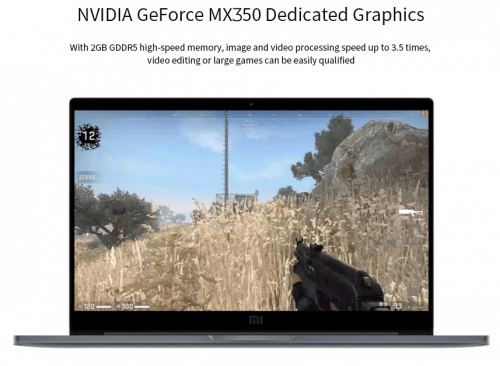 mi notebook pro xiaomi MX350