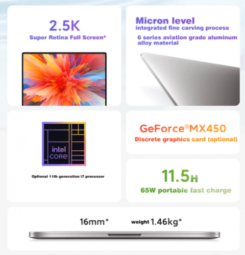 portatil xiaomi redmibook 14 pro españa