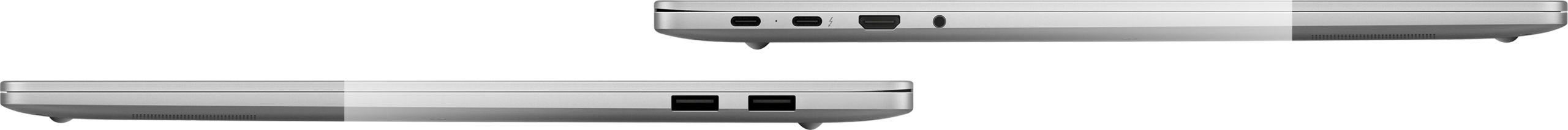 Puertos laterales del Xiaomi Redmibook 16 (2026): USB-C, Thunderbolt 4, HDMI 2.1, USB-A, jack 3,5 mm