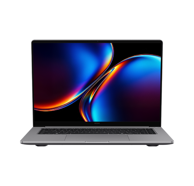 Portátil Xiaomi Redmibook 16 Pro 2026, vista frontal con pantalla 16 pulgadas 3,2K abierta y bisel REDMI